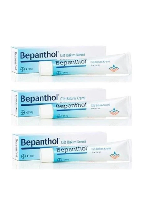 Bepanthol Cilt Bakım Kremi 30 Gr 3 Kutu - Resim 2
