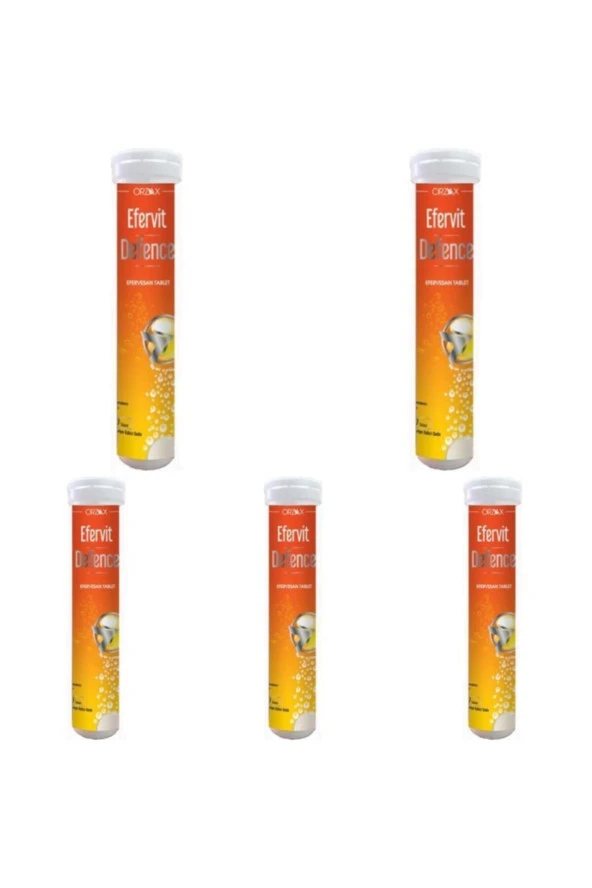 Orzax Efervit Defence 20 Efervesan Tablet 5 Kutu ürün görseli 1