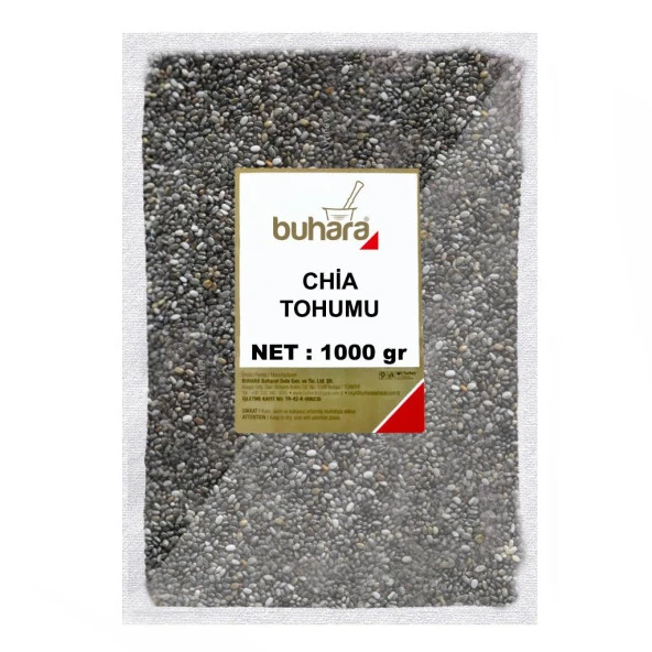 BUHARA CHİA TOHUMU DÖKME 1000 gr ürün görseli 1