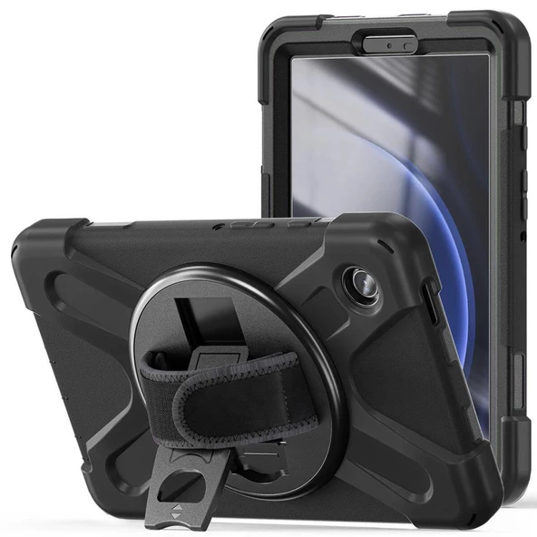 Galaxy Tab A9 Defender Zırhlı Tam koruma Silikon ürün görseli 1