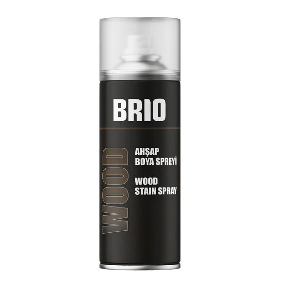 Brio Ahşap Boya Spreyi Koyu Kahverengi 400 Ml ürün görseli 1