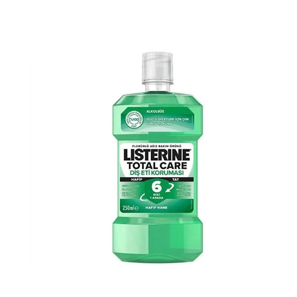 Listerine Total Care Diş Eti Koruması 250ml Hafif Nane ürün görseli 1