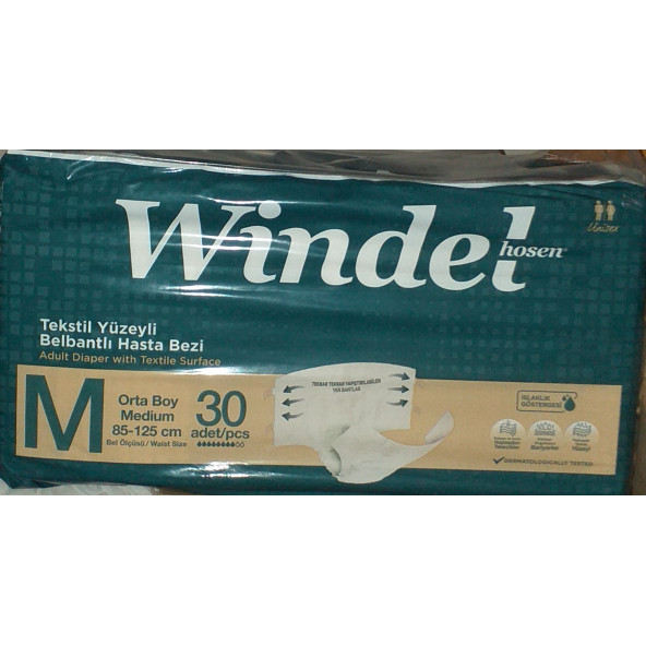 Windelhosen Belbantlı 30 luk Ambalaj Hasta Bezi Medium ürün görseli 1