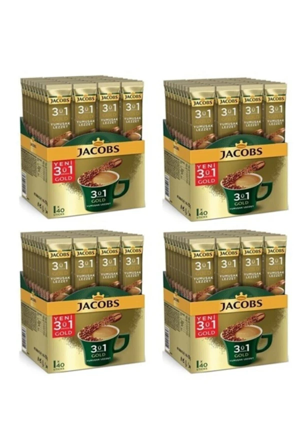 3ü1 Arada Gold Yumuşak Lezzet 40lı X 18 Gr X 4 Kutu ürün görseli 1