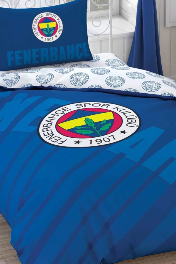TAÇ FENERBAHÇE LOGO TEK KİŞİLİK NEVRESİM TAKIMI LİSANSLI ürün görseli 1