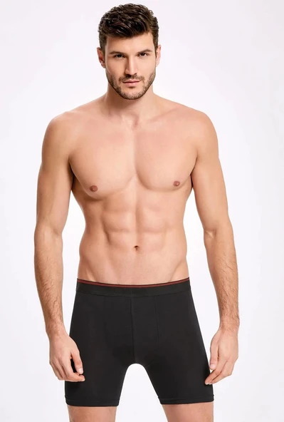 Likralı Uzun Boxer - Resim 3