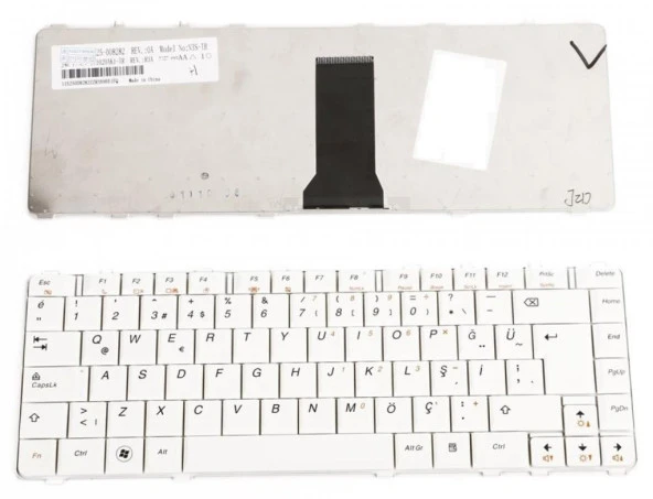 Lenovo V-101020BS1-US V-101020AK1-TR Klavyesi - Beyaz - TR ürün görseli 1