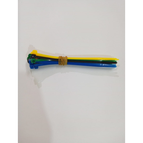 Kümes Hayvanları Soy Takibi Cırt Kelepce 2x100 mm Karışık Renkli ürün görseli 1
