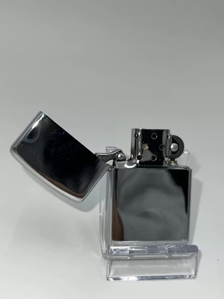 Metal Zippo Görünümlü Çakmak - Resim 2