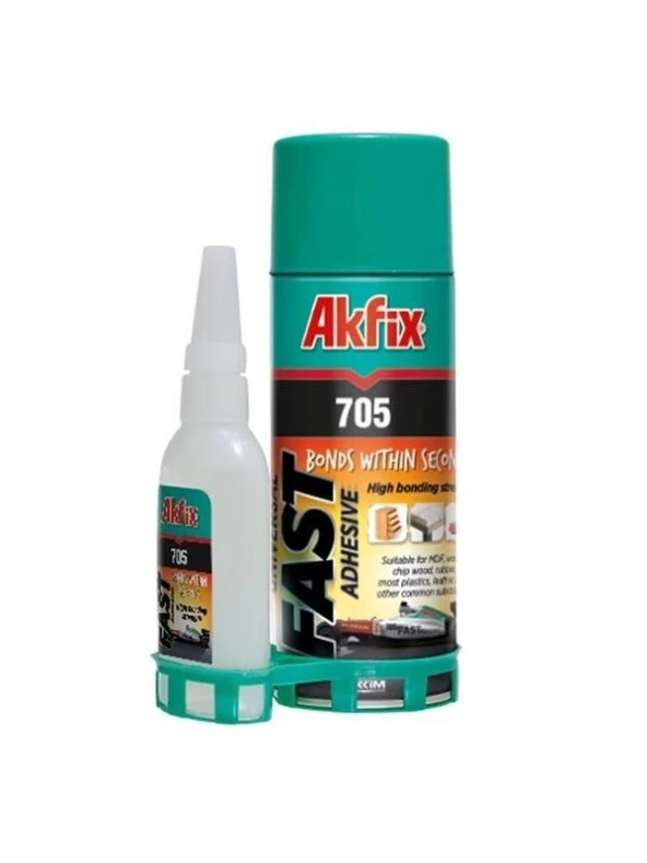 Akfix 705 Profesyonel Hızlı Yapıştırıcı Japon 100 ml 25 gr ürün görseli 1