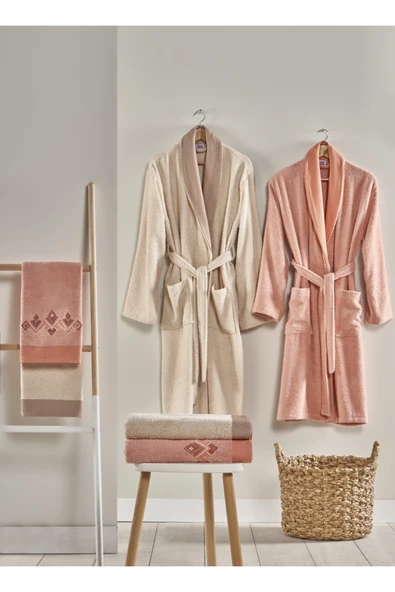 Taç Pure Cotton Aile Seti Craft Mercan ürün görseli 1