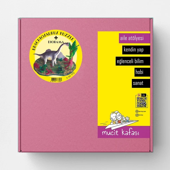 Mucit Kafası Brachiosaurus Puzzle Diorama ürün görseli 1