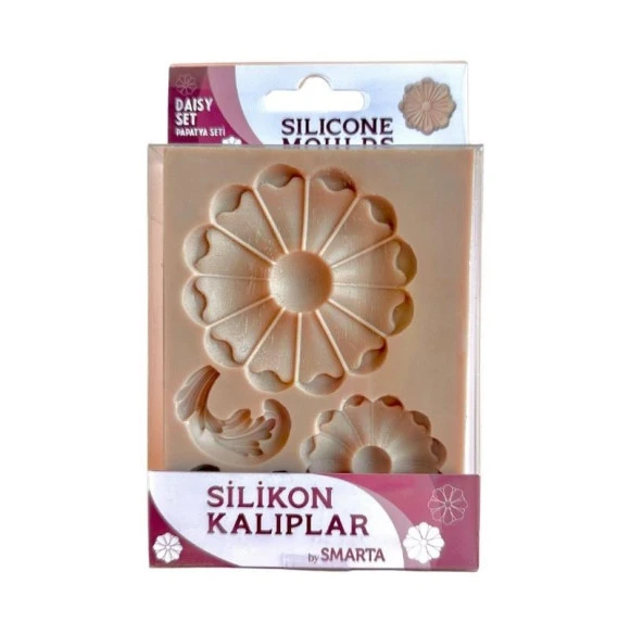 Smarta Silikon Kalıplar Papatya Seti 3041 ürün görseli 1