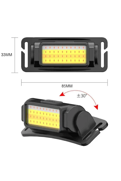 Watton 50 Cob Led Kafa Lambası Watton Wt-650 - Resim 2