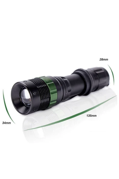 Watton Zoomlu Oto Şarjlı EL Feneri Watton Wt-012 ürün görseli 1
