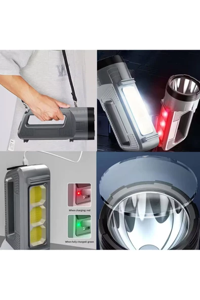 Watton Çınarcık Tog Güçlü Şarjlı Fener Masa Lambası Wt-603 ürün görseli 1
