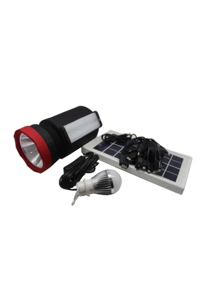Watton Dgr Shopping Orjinal Wt-315 Solar Güneş Enerjili Fener Işıldak Led Ampül ürün görseli 1
