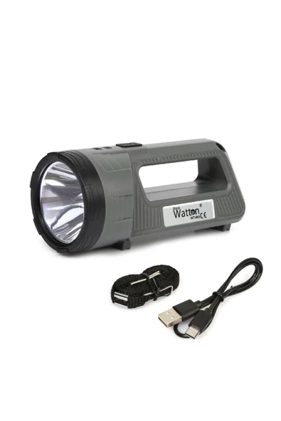 Watton Güçlü Şarjlı Fener Masa Lambası Watton Wt-603 ürün görseli 1