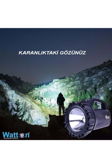 Watton Orjinal Wt-400 Şarjlı 50 W Projektör - Resim 2
