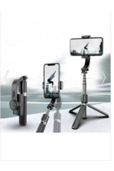 OKMORE Gimbal L08 Anti Shake Profesyonell 360 Bluetooth Telefon Tutucu Ve Tripod ürün görseli 1
