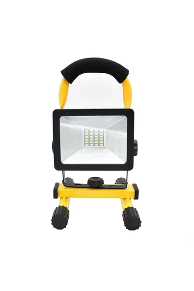 Watton Wt-329 30w Şarjlı Outdoor Led Projektör Ayaklı Fener ürün görseli 1