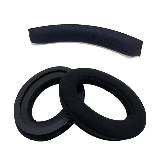 Sennheiser HD598 HD598 Cs HD598SE HD 598 SR HD518 HD558 HD595 HD599 HD569 HD579 Uyumlu Siyah Kulaklık Pedi ve Kafa Bandı ürün görseli 1