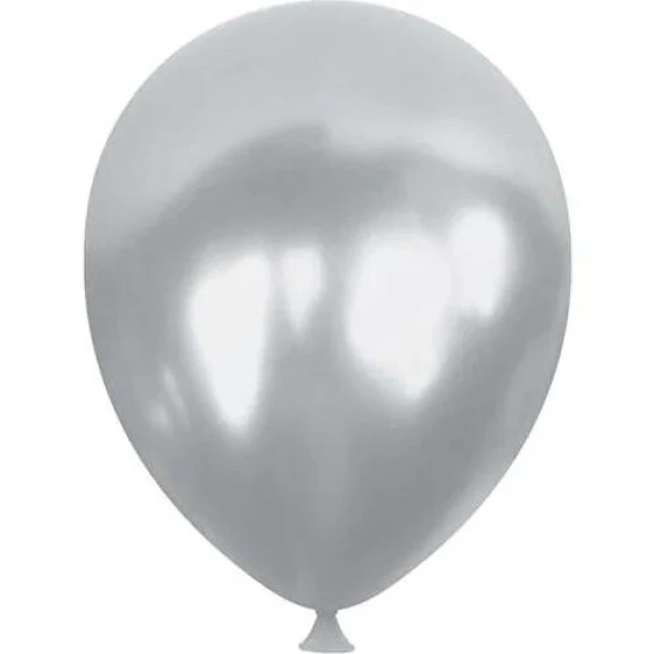 Nedi Pm-12133 Balon Metalik Gümüş 20 Li ürün görseli 1