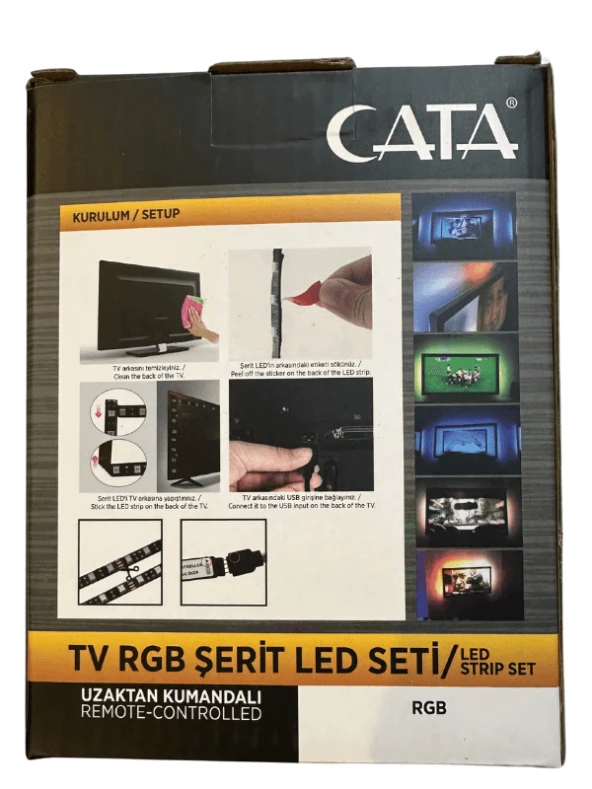 Cata CT-4566 TV RGB Şerit Led Seti Kumandalı ürün görseli 1
