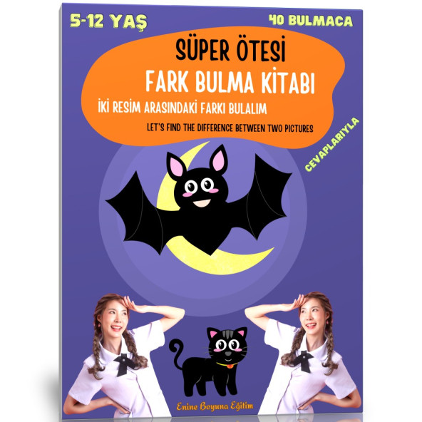 Süper Ötesi Fark Bulma Kitabı (40 Tam Sayfa Fark Bulma) ürün görseli 1