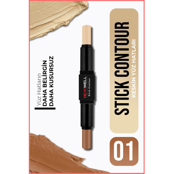 New Well Stick Contour No 01 Aydınlatıcı ürün görseli 1