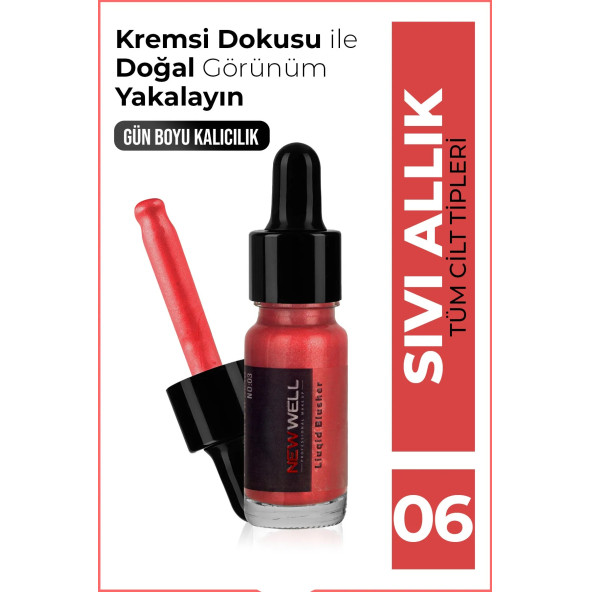 New Well Sıvı Allık (mat) No06 ürün görseli 1