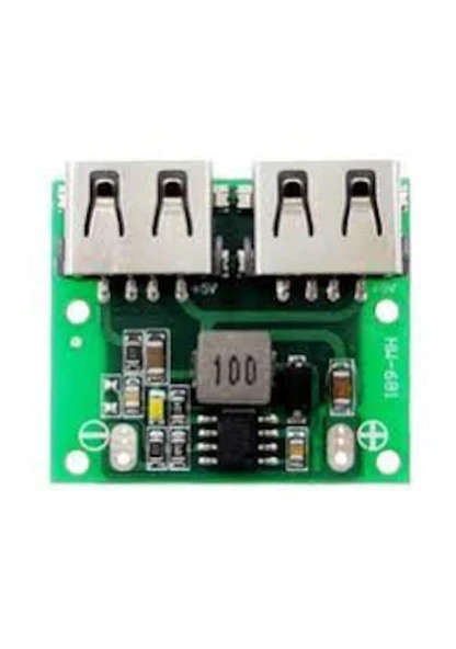 DC-DC 3A Çift  USB Çıkışlı  GERİLİM DÜŞÜRÜCÜ MODÜL ürün görseli 1