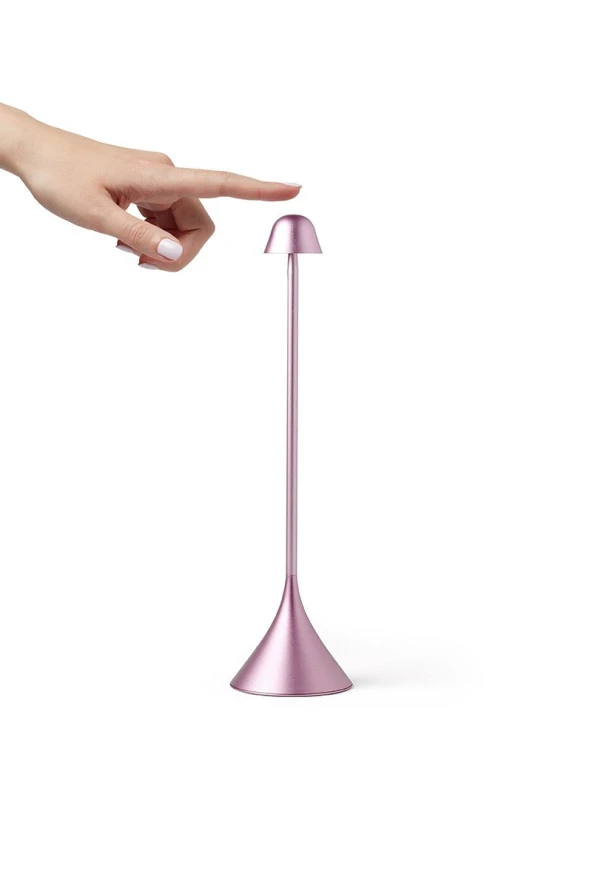 Lexon Steli Bell Led Masa Lambası Pembe - Resim 3