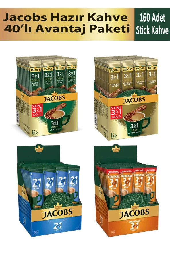 Jacobs Hazır Kahve 40'lı Avantaj Paketi ürün görseli 1