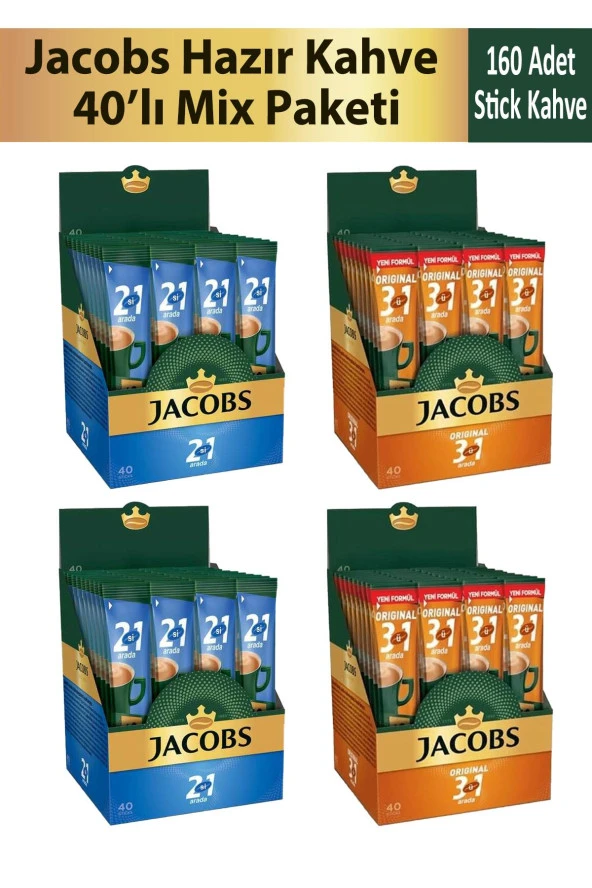Jacobs Hazır Kahve 40'lı Mix Paketi ürün görseli 1