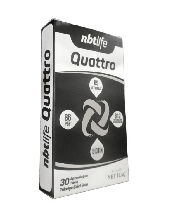 Nbt Life Quattro Takviye Edici Gıda 30 Tablet ürün görseli 1