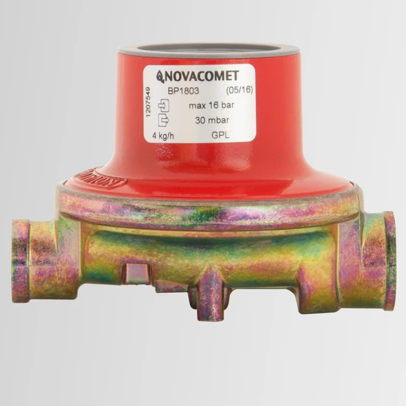 4 kg/h BP - 1803  Dedantör Regülatör Novacomet ( Kombi ) Tüp Başlığı ürün görseli 1
