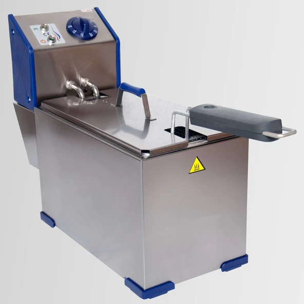 Elektrikli 2500 WATT 3 Litre 1/3' Tek Gastronom Küvetli Fritöz ürün görseli 1