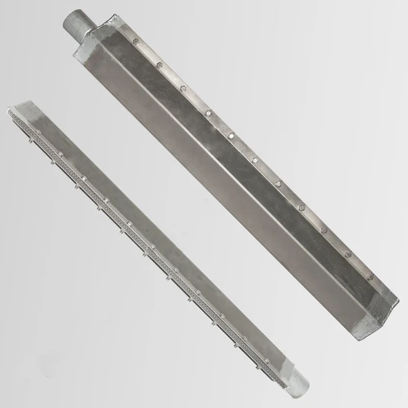 90 cm Long Lamel Mızıka Brülör Krom ürün görseli 1