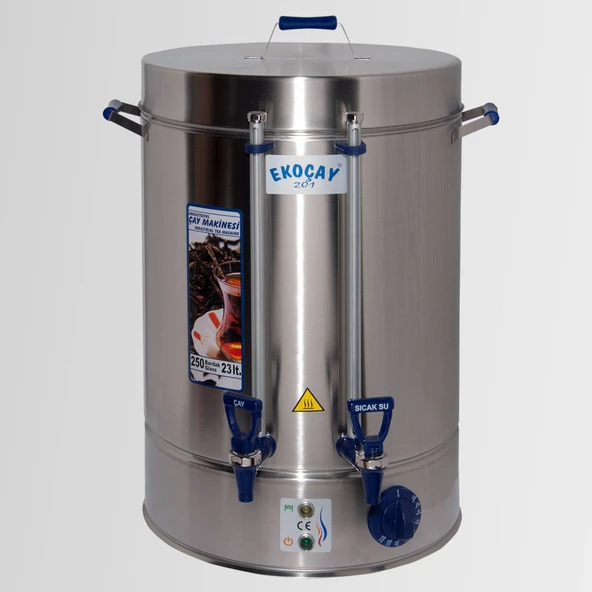 Elektrikli Semaver 23 Litre 250 Bardak Ekoçay Çay Otomatı ürün görseli 1