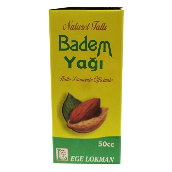 Ege Lokman Tatlı Badem Yağı 50 cc - Resim 3
