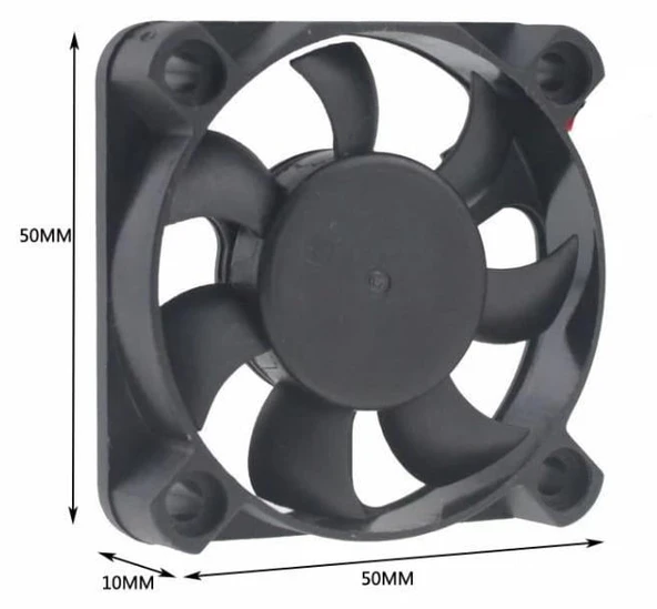 50x50x10 Kare Fan (12v) - Resim 5