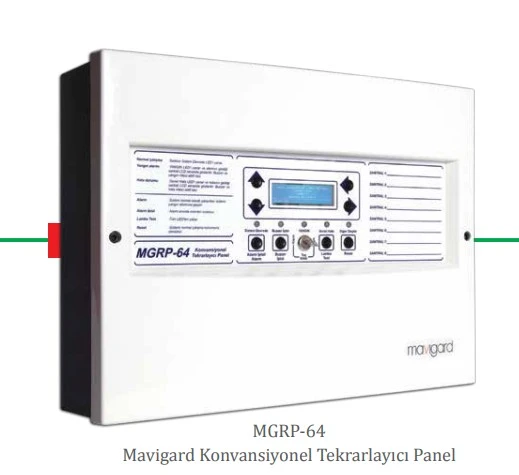Mavigard MGRP-64 Konvansiyonel Tekrarlayıcı Panel EN54-2/4 Sertifikalı ürün görseli 1
