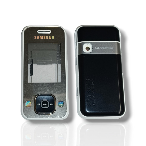 Samsung F250 Kasa Samsung Galaxy F250 Uyumlu Gri Renk Orta Kasa Ön Arka Kapak Tuş Takımı ürün görseli 1