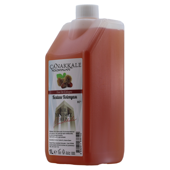Kestane Kolonyası -1 Litre -(BİDON) Korumalı Kapak - Yeni Model ürün görseli 1