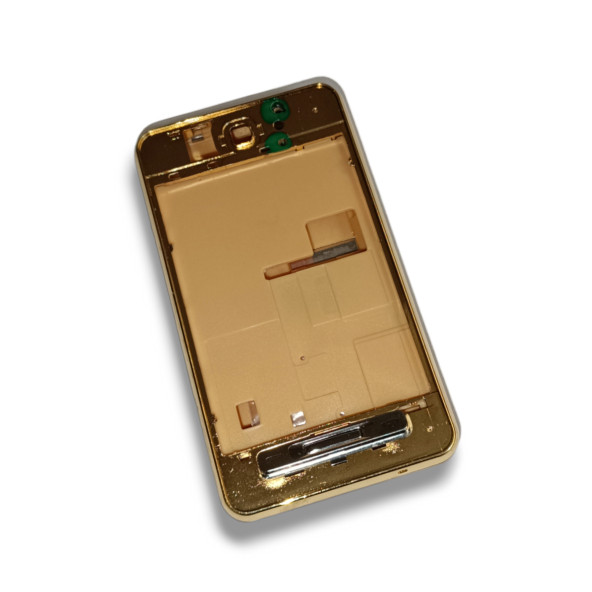 Samsung F480 Kasa Samsung Galaxy F480 Uyumlu Gold Renk Orta Kasa Ön Arka Kapak Tuş Takımı ürün görseli 1