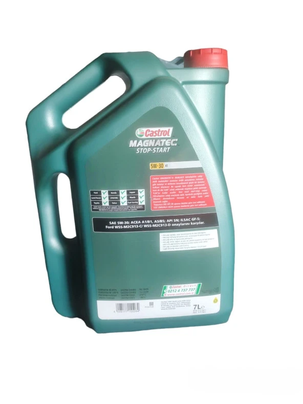 CASTROL MAGNATECH STOP-START 5W30 7 LT - Resim 2