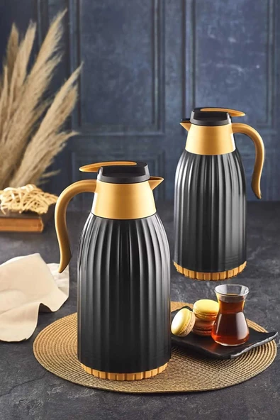 Caldo Glass 1.5 Litre Termos Gold (CAM) ürün görseli 1