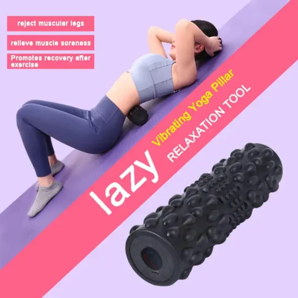 Titreşimli Foam Roller Masaj Cihazı - Resim 2
