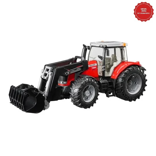 Bruder Massey Ferguson 7624 Kepçeli Traktör Oyuncak ürün görseli 1